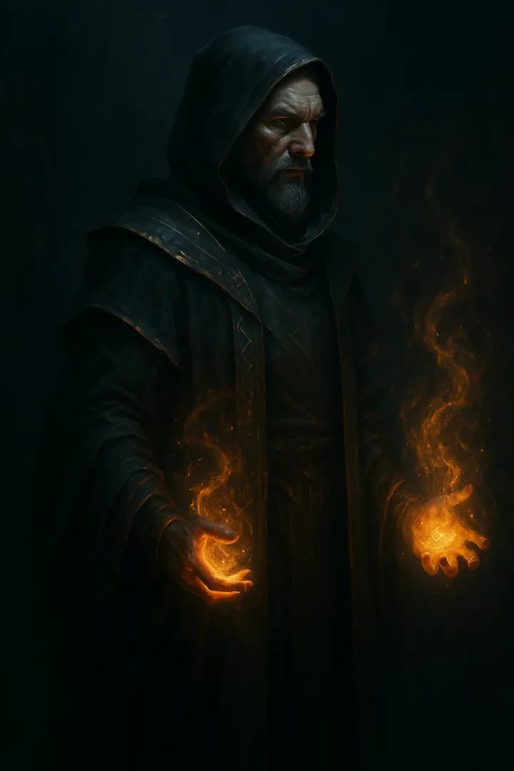 Wizard class portrait